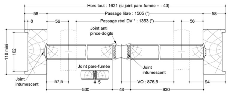 Plan porte coupe-feu - BLI